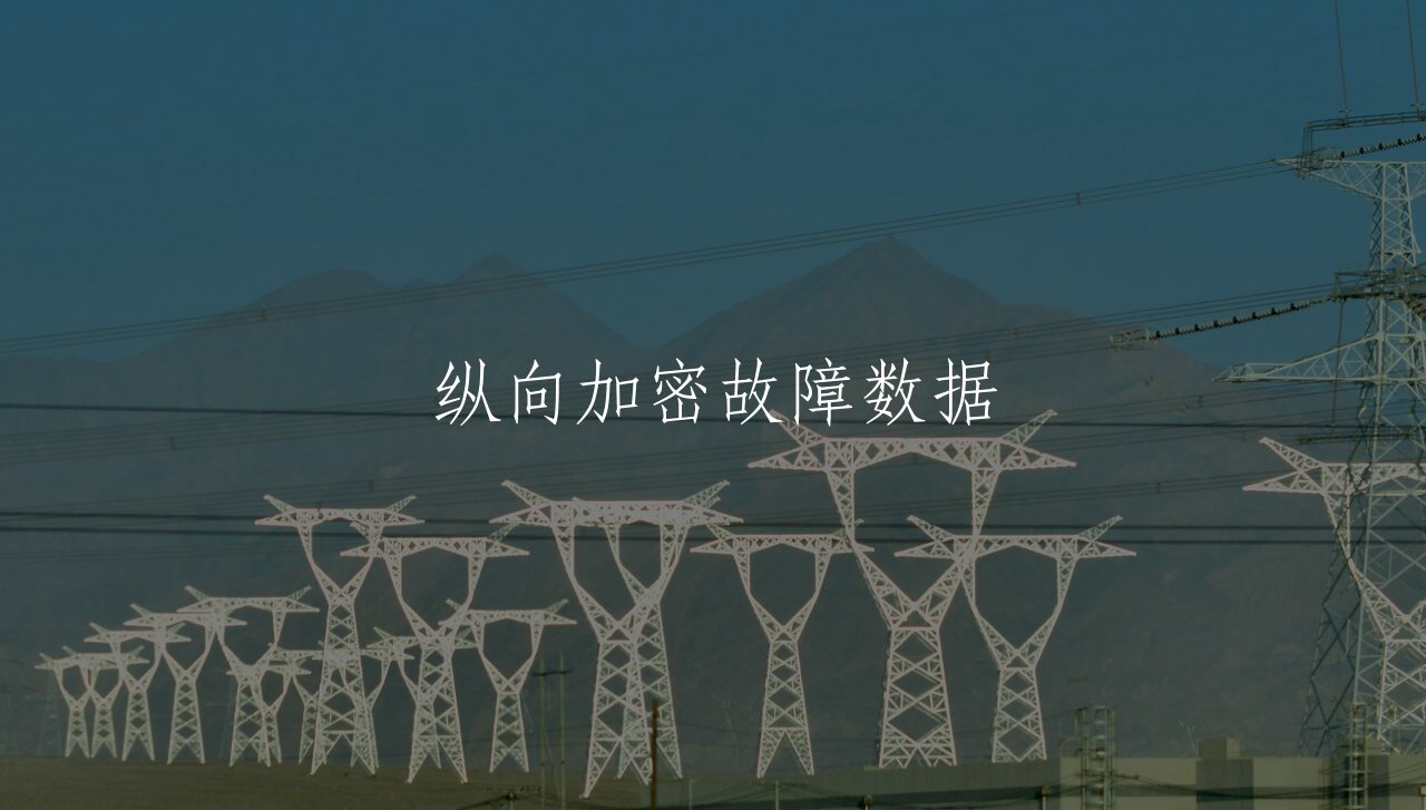 纵向加密故障数据 核心概念图