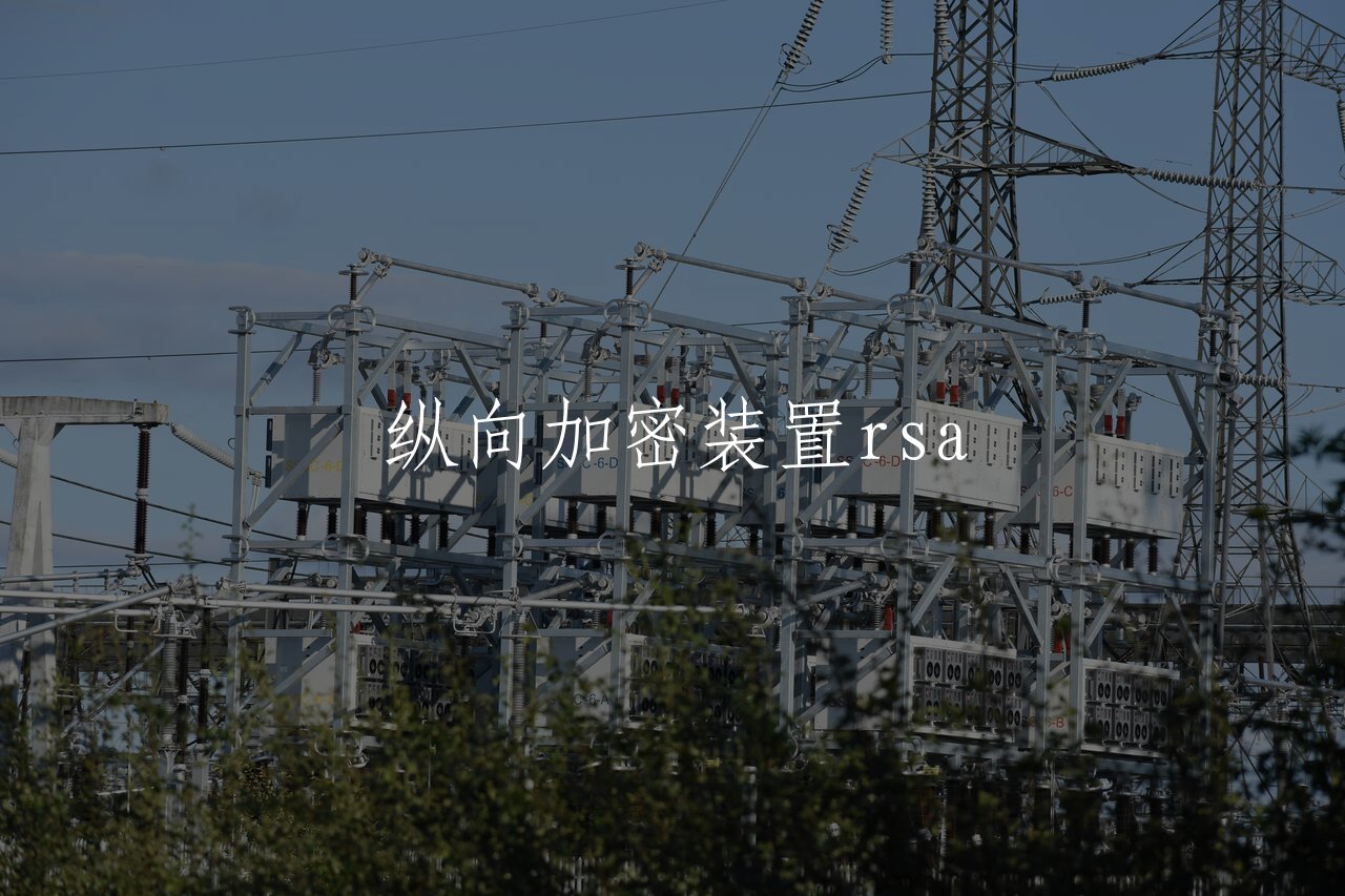 纵向加密装置rsa 核心概念图