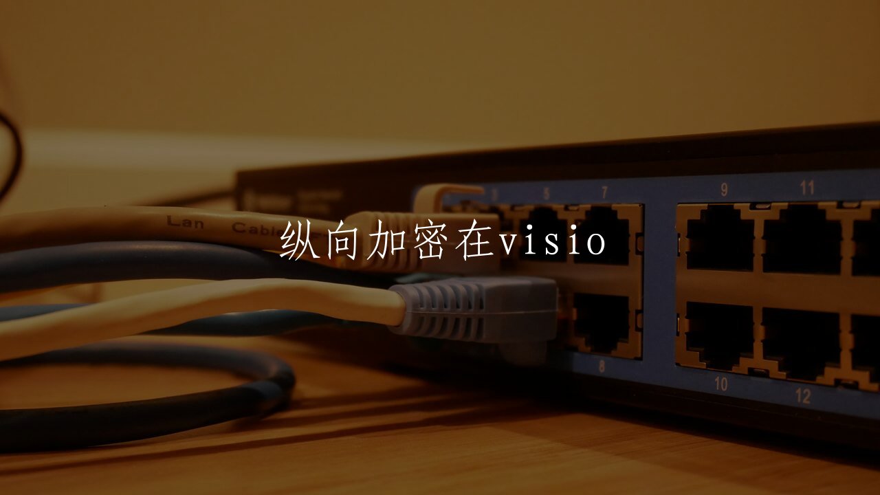 纵向加密在visio 核心概念图