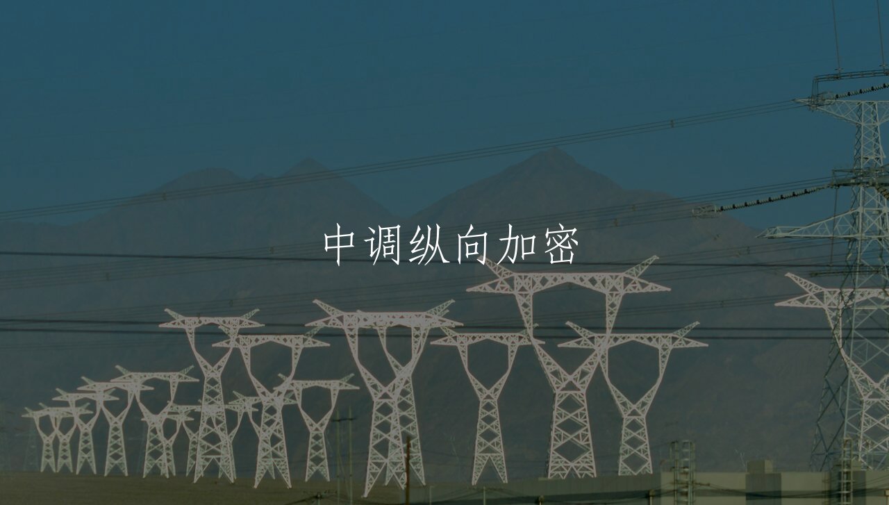 中调纵向加密 核心概念图