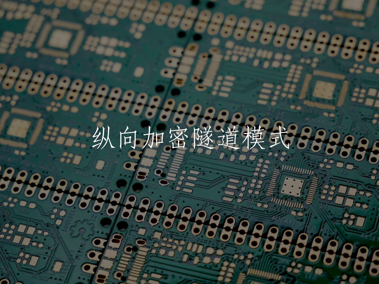 纵向加密隧道模式 核心概念图